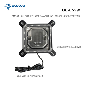 Ococoo C55W-SINTE CPU nước làm mát khối cầu vồng ánh sáng khuếch tán hiệu ứng ánh sáng tản nhiệt CPU - Product Image 6