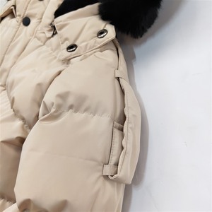 Dernières créations : <span class=keywords><strong>Doudoune</strong></span> matelassée beige imperméable à capuche zippée pour garçons, épaisse et chaude, pour l'hiver - Product Image 4