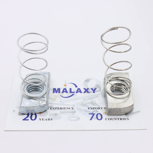 Malaxy bán buôn tùy chỉnh kênh mùa xuân Nut bán chạy nhất kim loại mùa xuân Nut kênh <span class=keywords><strong>Nuts</strong></span> - Product Image 6