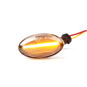 ไฟเลี้ยวข้างแบบไดนามิก LED รุ่น ADT Smoked Flowing Sequential สำหรับ MINI R50 R53 สีเหลืองอำพัน - Product Image 6
