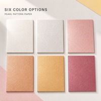Papier spécial nacré à grain de rose, large gamme de couleurs, recyclable haut de gamme pour la fabrication de cartes de luxe, matériel pour étiquettes de boîtes cadeaux