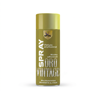 Vernici Acriliche Spray Oro Vintage 200 ml Multisuperficie Resistenti al Calore Spagna - Product Image 1
