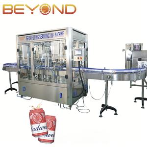 <span class=keywords><strong>Machine</strong></span> de mise en conserve de bière intelligente et automatique, haute précision, 5000 BPH, 250 ml, 500 ml, pour usine de boissons - Product Image 1