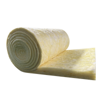 Rouleaux de laine de verre haute température conformes à la norme ASTM C653, 16 kg/m³, 50 mm, couverture en laine de verre pour l'isolation des cuves industrielles