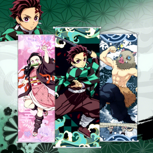 Póster de Pared de Tela Colgante con Diseños de Anime Japonés Demon Slayer, Tokitou Muichirou, 70*25cm, 3000 Diseños - Product Image 1