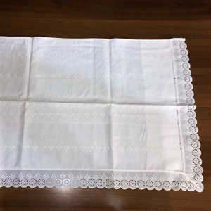 Sábana Desechable Individual con Decoración Jacquard de Encaje San Gallo para Uso en el Hogar, Hotel, Hospital, Dormitorio, Directo de Fábrica - Product Image 5