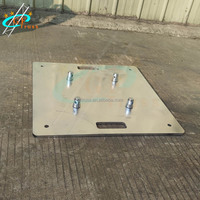 Accessoires : Plaque de base en fer de 8 mm d'épaisseur, Plaque de base pour structure DJ en aluminium Global F34, Base de structure en aluminium