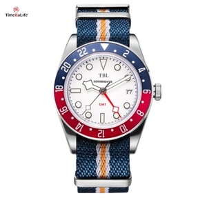 OEM fabbrica vendita calda GMT <span class=keywords><strong>orologi</strong></span> 316L acciaio inossidabile di lusso di lusso immersioni luminose 50M uomini <span class=keywords><strong>orologi</strong></span> da movimento al quarzo - Product Image 1