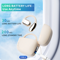 Sibyl Open Ear Air Conduction Neckband Sport Écouteurs Sans Fil Écouteurs V5.3 Casque Air Buds Écouteurs Sans Fil Oreillettes Ouvertes