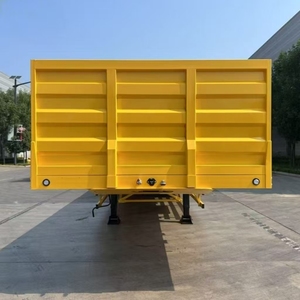 Semi-remorque plateau à suspension mécanique 3 essieux 40-60 tonnes, neuve, à <span class=keywords><strong>prix</strong></span> réduit, pour le <span class=keywords><strong>transport</strong></span> de conteneurs de 20, 40 et 45 pieds - Product Image 4