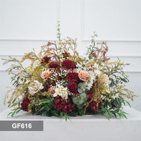 Flores Artificiales DKB al por Mayor, Decoración Floral para el Pasillo de Boda, Flores Artificiales de Alta Gama en Colores Mixtos, Ramo de Flores para el Pasillo