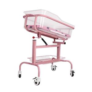 Cama Pediátrica Ajustable Médica de ABS - Cama de Hospital Multifuncional con <span class=keywords><strong>Cuna</strong></span> Manual Inclinable para Recién Nacidos y Cuidado Neonatal - Product Image 3