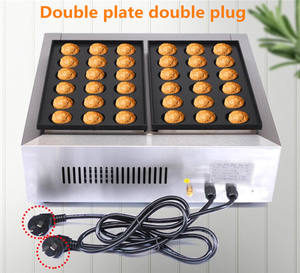 Estufa de bolas de pescado con calefacción eléctrica comercial de acero inoxidable de 3 placas, máquina de bolas de pulpo de nueva condición, fácil de operar - Product Image 5