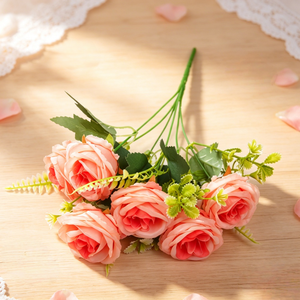 Ramo <span class=keywords><strong>de</strong></span> Rosas Artificiales Realistas <span class=keywords><strong>de</strong></span> Tendencia 2026, Ramo <span class=keywords><strong>de</strong></span> Flores <span class=keywords><strong>de</strong></span> Seda para Decoración <span class=keywords><strong>de</strong></span> Hoteles y Restaurantes <span class=keywords><strong>de</strong></span> Lujo - Product Image 5