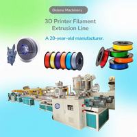 Ekstruder Filamen 3D Presisi Tinggi Sekrup Tunggal dengan Gearbox, Pompa Gir, dan Bantalan untuk Motor Lini Produksi Pipa ABS PLA