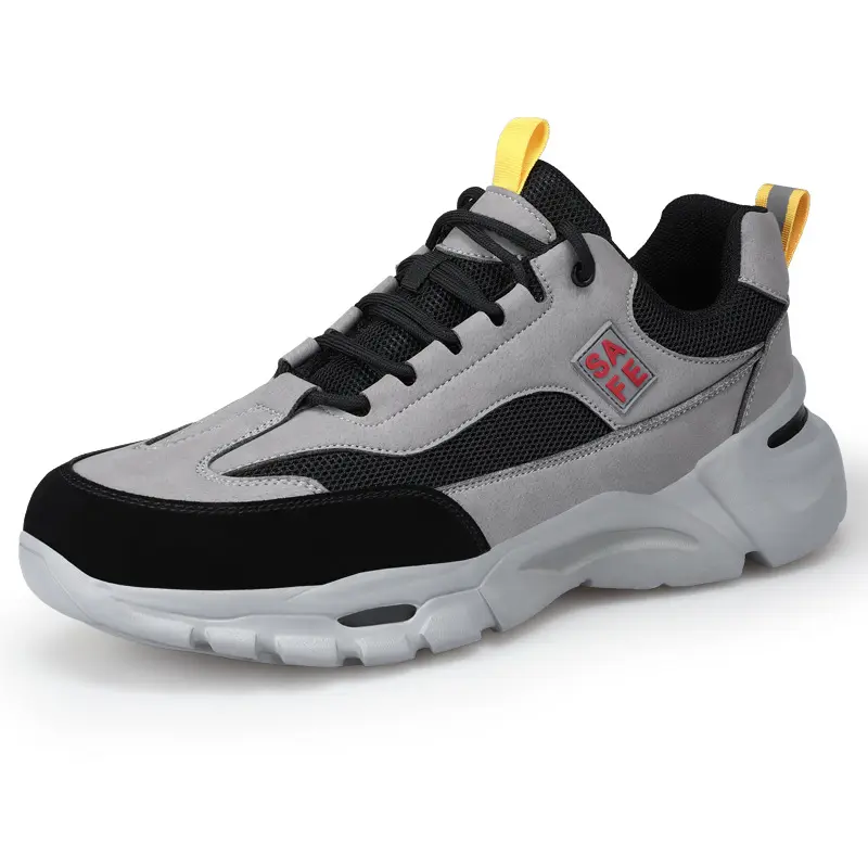 New fashion wear-resistant steel clad head anti - hit anti - puncture safety protection work men's labor protection shoes