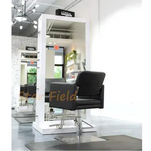 Cadeira de cabeleireiro para salão de beleza, barata, clássica, base cromada, barbearia, cadeira de salão de beleza, elegante, venda imperdível