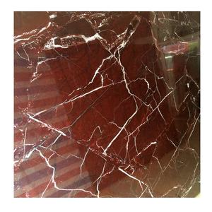 Rosso Levanto 빨간 대리석 타일 광택 표면 빌라 장식용 맞춤 제작 - Product Image 2