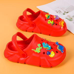 2025 Lichtgevende Nacht 3D Designer Kinderen Groothandel Dinosaurus Tuin Schoenen Decoratie Charm LED Schoen - Product Image 3