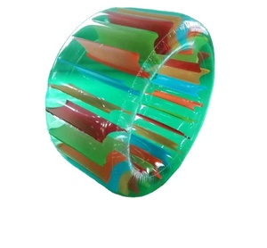 Divertidos juguetes de <span class=keywords><strong>rueda</strong></span> de rodillo inflable agua flotante y <span class=keywords><strong>rueda</strong></span> de césped de patio trasero alrededor del jardín jugando para niños y adultos - Product Image 1