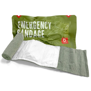 Bandage de compression d'urgence <span class=keywords><strong>israélien</strong></span> de 6 pouces-<span class=keywords><strong>Pansement</strong></span> hémostatique traumatique haute résistance avec velcro - Product Image 1