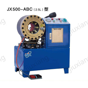 เครื่องจีบสายไฮดรอลิกแบบพกพาอัตโนมัติ Jiuxiang JX500-ABC ขนาด 2 นิ้ว 5 ตัน พร้อมอุปกรณ์จีบสายยางแรงดันสูง P32 - Product Image 1