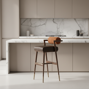 Chaise <span class=keywords><strong>de</strong></span> bar moderne <span class=keywords><strong>de</strong></span> style nordique, <span class=keywords><strong>en</strong></span> bois massif, avec accoudoirs, pieds <span class=keywords><strong>en</strong></span> métal doré, <span class=keywords><strong>tabouret</strong></span> <span class=keywords><strong>de</strong></span> bar pour comptoir <span class=keywords><strong>de</strong></span> cuisine, chaise haute, <span class=keywords><strong>tabouret</strong></span>, Émirats arabes unis - Product Image 1