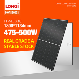 Pannello Solare Longi Solar Hi <span class=keywords><strong>MO</strong></span> 10 ad Alta Efficienza HPBC 2.0, Modulo Fotovoltaico Completamente Nero da 485W 480W 490W 495W 500W - Product Image 2