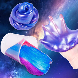 CHENXI Juego de Slime de Gelatina Fluida con Purpurina, Colores Macaron Arcoíris Galaxia, Personalizable, Seguro, No Tóxico, Educativo, DIY, Bajo en Bórax - Product Image 2
