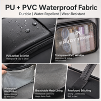 Sac de toilette imperméable avec logo personnalisé, séparation sec/humide, grande capacité, pour femmes, sac de voyage et de sport avec compartiment à chaussures