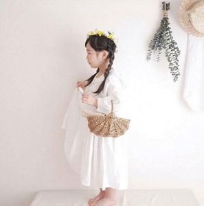 Abiti in Mussola di Cotone per Neonata, Vestiti da Compleanno per Bambina, Abito da Cerimonia per Bambina, <span class=keywords><strong>Abbigliamento</strong></span> Personalizzato per Bambine, Vestiti per Bambini - Product Image 3