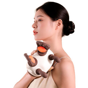 Pemijat leher dan bahu bepergian kompak dengan fungsi panas, perangkat traksi serviks portabel untuk penggunaan rumah/kantor/mobil - Product Image 5