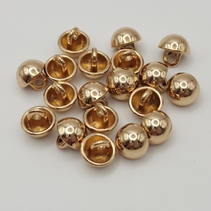 Chất Lượng Cao 10Mm Chân Vàng Nhỏ Mạ Kim Loại Kẽm Hợp Kim Dome Nút Vàng Nửa Bóng Nấm Nút - Product Image 5