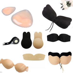 Accessori per biancheria intima Dropshipping Push up con copertura per capezzolo senza schienale adesivo <span class=keywords><strong>reggiseno</strong></span> in silicone nastro nudo con nastro per tette Soutien Gorge <span class=keywords><strong>reggiseno</strong></span> senza spalline - Product Image 1