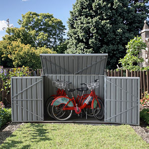 <span class=keywords><strong>Abri</strong></span> <span class=keywords><strong>de</strong></span> <span class=keywords><strong>jardin</strong></span> en métal robuste ST20094-H128 pour cour, <span class=keywords><strong>abri</strong></span> pour outils <span class=keywords><strong>de</strong></span> <span class=keywords><strong>jardin</strong></span> résistant aux intempéries, <span class=keywords><strong>abri</strong></span> pour vélos avec serrure sécurisée - Product Image 2