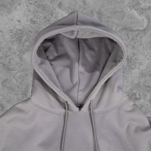 Personnalisé Vintage French Terry surdimensionné 100% coton sweats à capuche lourds hommes Sun Faded 450 Gsm blanc lavé à l'acide à capuche en détresse - Product Image 3