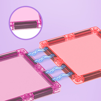 Éxito de Ventas Nuevo Estilo Bloques de Construcción Magnéticos de Plástico Coloridos con Dimensiones Personalizables Juego de Juguete para Niños con Certificado EN71