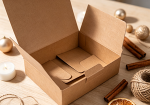 Eco-Friendly Handmade High-End Recyclable <b>Square</b> Gift & Craft Pulp Slotted Boxes - Product Image 3