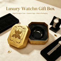 Boîtes cadeaux rigides personnalisées en papier pour montres, bijoux et petits cadeaux