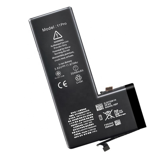 Factory Wholesale Mobile Phone Battery for iphone 11 11Pro Rechargeable Battery Repair Parts