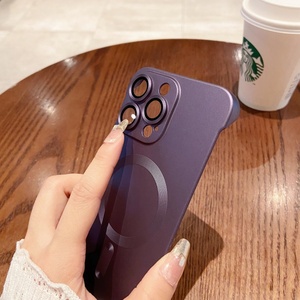 Funda Magnética para Teléfono con Lente de Alta Calidad, Carcasa sin Bordes, Ultrafina, con Disipación de Calor, para iPhone 16, 15, 14 - Product Image 2
