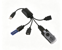 Vente directe usine – Hub USB alimenté Octopus 20 à 4 ports, extension de ports informatiques, modèle HWH-P903