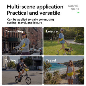 ROCKBROS Nouveau style de sac de vélo en forme de <span class=keywords><strong>banane</strong></span>, sac de guidon pliable pour vélo, pour les trajets urbains et le cyclisme en plein air - Product Image 6