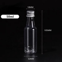 Offre Spéciale – Bouteilles en plastique de 50/100 ml pour shots d'alcool / Petites bouteilles en plastique vides pour vin / Petits contenants en PET pour shots