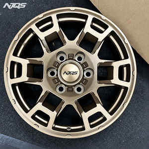 ล้อแม็กซ์ NJQS สีบรอนซ์ด้าน สำหรับออฟโรด ขนาด 17 <span class=keywords><strong>18</strong></span> นิ้ว 6x139.7 สำหรับรถยนต์โตโยต้า ทาโคมา และ 4Runner - Product Image 2