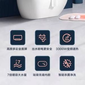 Calentador de Agua Eléctrico Midea de 80L con Almacenamiento, Temperatura Constante, Eficiente Energéticamente, para Uso en Baños Domésticos - Product Image 5