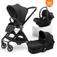 Роскошная детская коляска Newborn Carriage Kinderwagen 3 в 1 для путешествий
