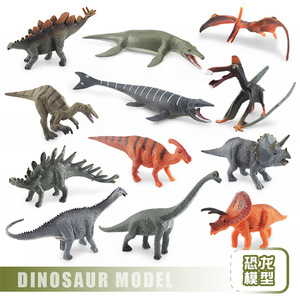 Série de mini-dinosaures de simulation transfrontalière Xinhen : Tyrannosaurus rex, Stegosaurus, Velociraptor, Pterosaur, <span class=keywords><strong>Mosasaur</strong></span> - Product Image 2