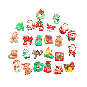 Christmas DIY <b>Toys</b> for Kids Resin Beads Phone Case Sticker Shoe Decorative Elements Bag Charms Add-Ons <b>Slime</b> Decor - Product Image 5