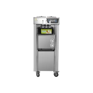 Assurance qualité nouveau design comptoir commercial moins cher machine à glace molle automatique